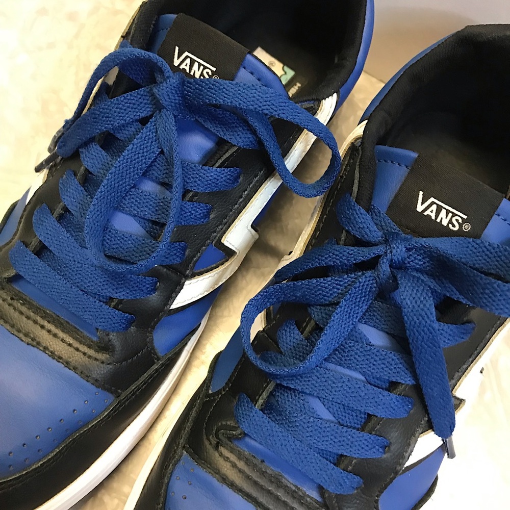Vans Blue and Black Sneakers - Picture 7 of 11